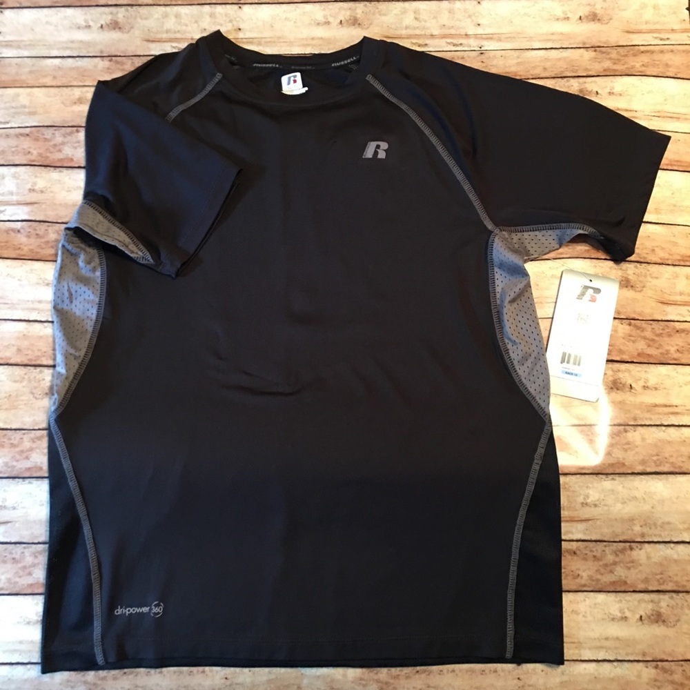 Boys Athletic Short sleeve top with Dri Power 360